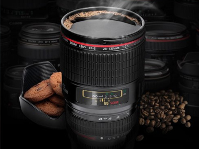 Camera Lens Coffee Mug