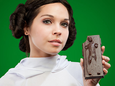 Star Wars Han Solo Carbonite Chocolate