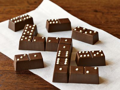 Chocolate Caramel Dominoes