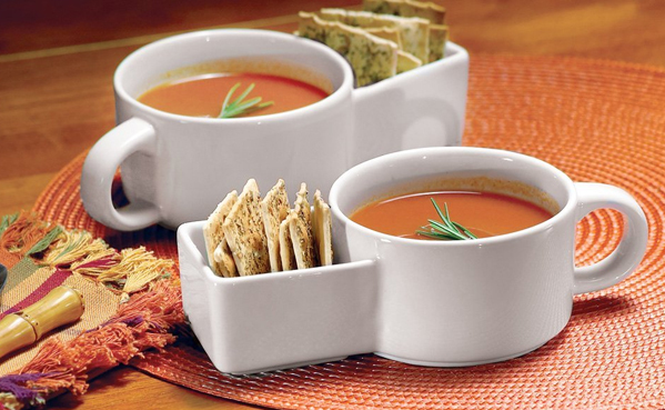 Soup And Cracker Mug