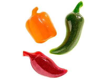 Spicy Gummy Peppers