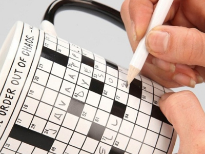 Crossword Puzzle Mug