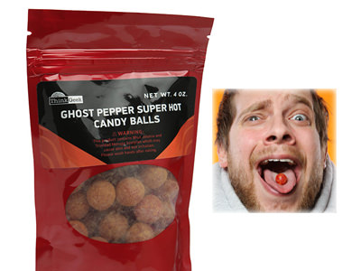 Ghost Pepper Super Hot Candy Balls
