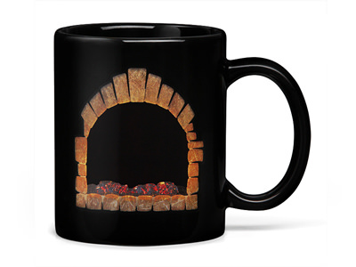 Fireplace Heat Change Mug