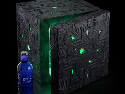 Star Trek Borg Cube Fridge