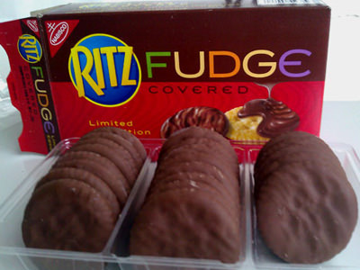Ritz Fudge Covered Crackers