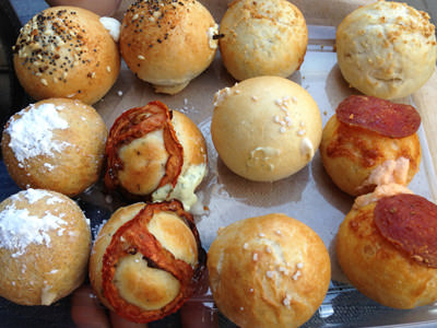 Cream Cheese Filled Bagel Balls