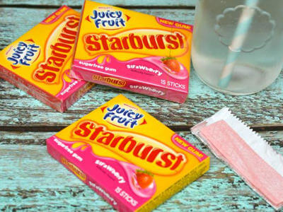 Starburst Juicy Fruit Gum
