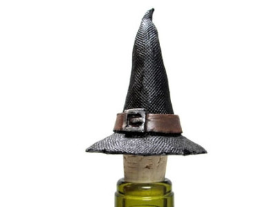 Witch's Hat Wine Bottle Stopper