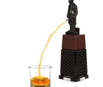 peeing old man beverage dispenser