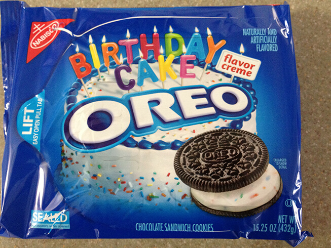 birthday cake oreos chocolate