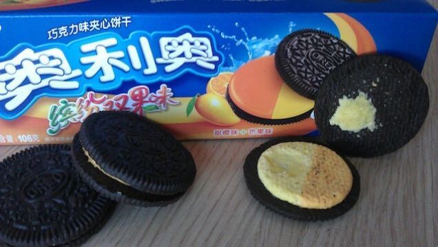 mango and orange oreo