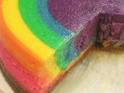 Rainbow Cheesecake