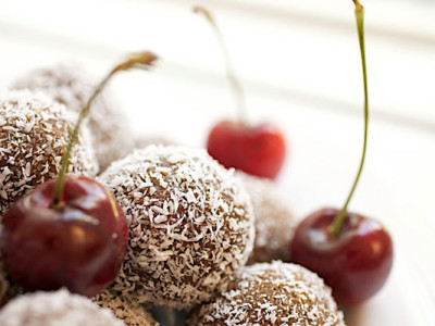 Cherry Coconut Truffles