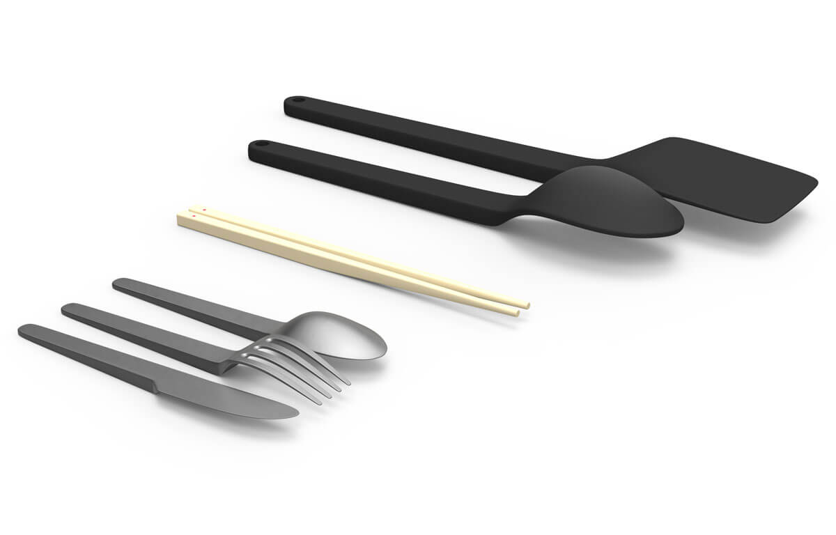 floating utensils