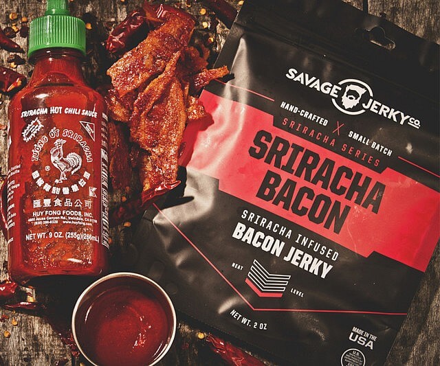 Sriracha Bacon Jerky