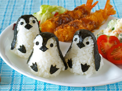 Penguin Rice Mold
