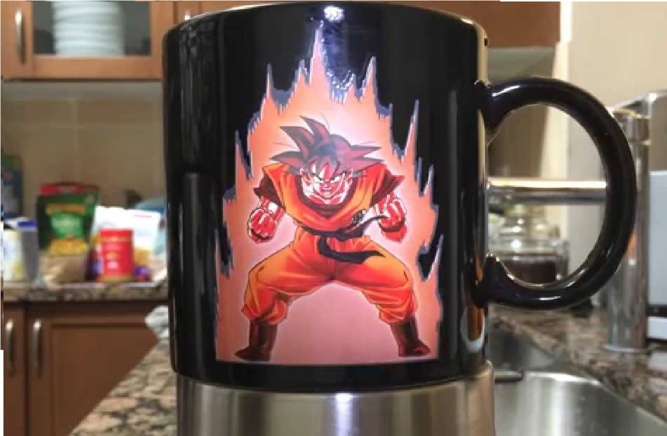 Heat Reactive Dragonball Z Mug