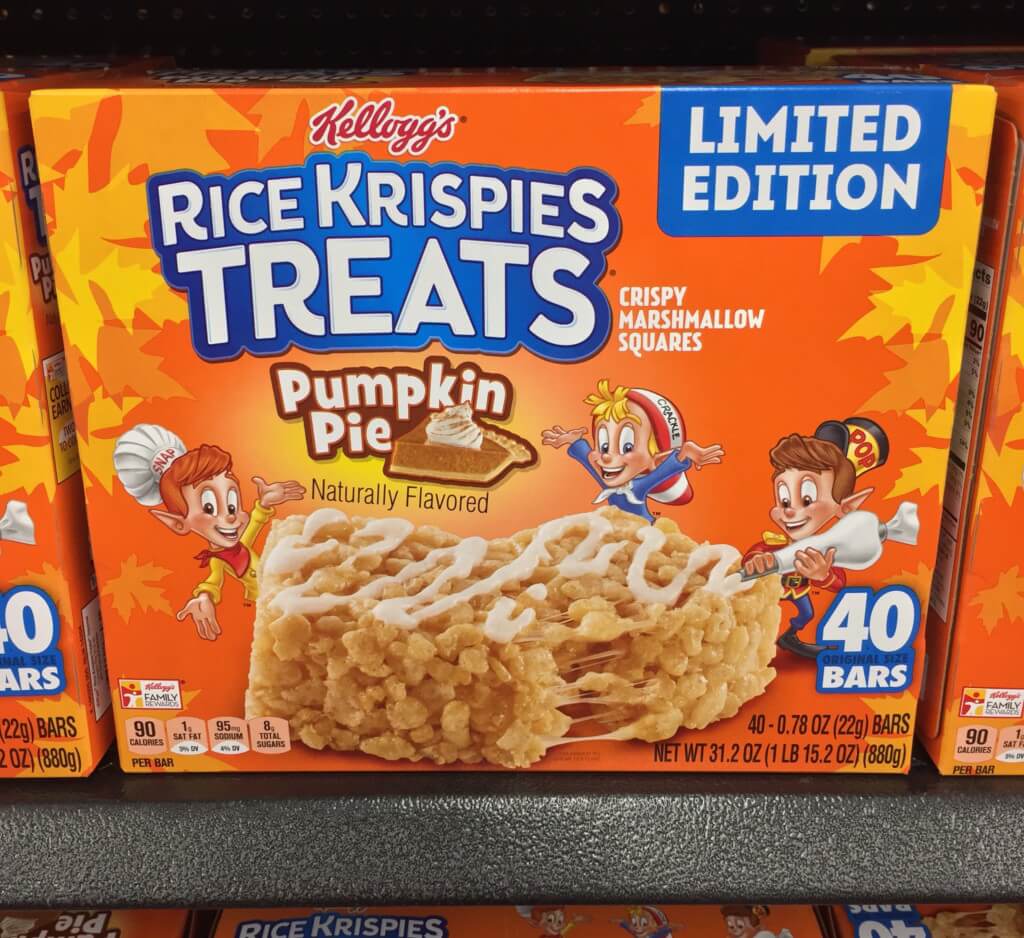 Pumpkin Pie Rice Krispy Treats